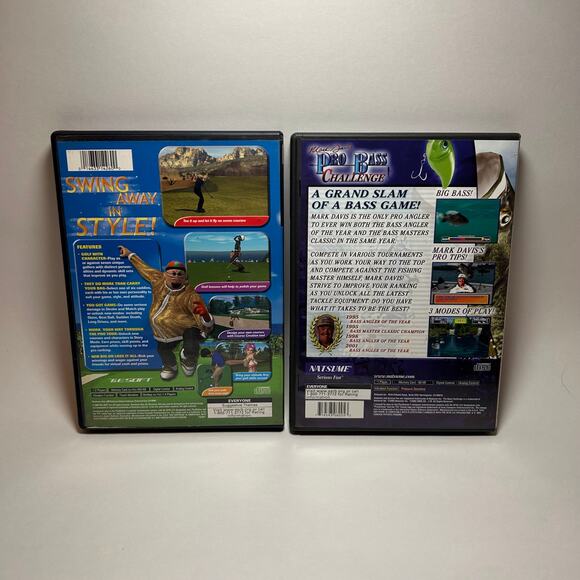 Swing Away Golf + Mark Davis Pro Bass Challenge - CIB Lot of 2 - PS2 - Picture 4 of 6